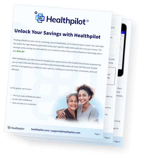 Free Medicare plan savings guide.